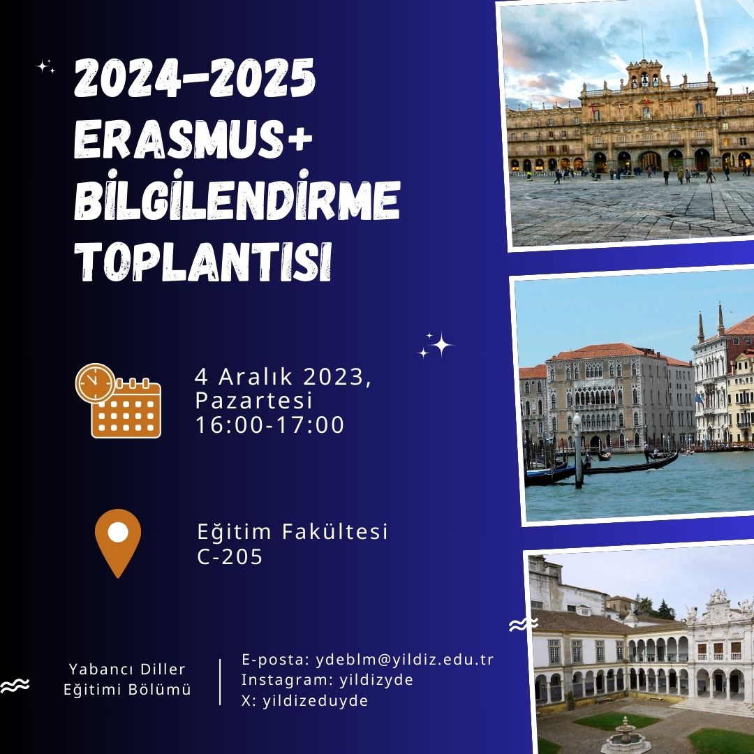 Bölüm Erasmus+ Toplantısı