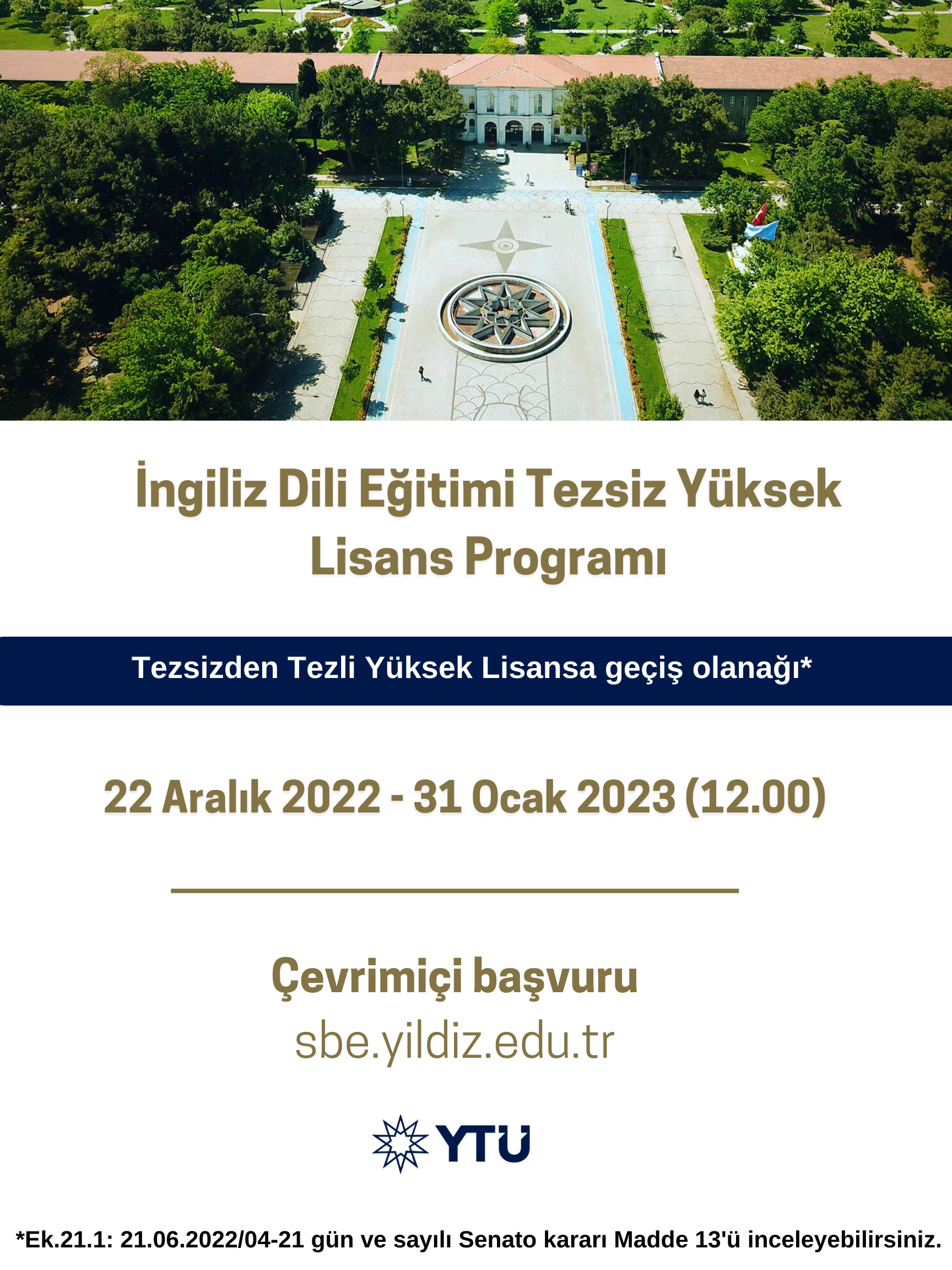 İngiliz Dili Eğitimi Tezsiz YL